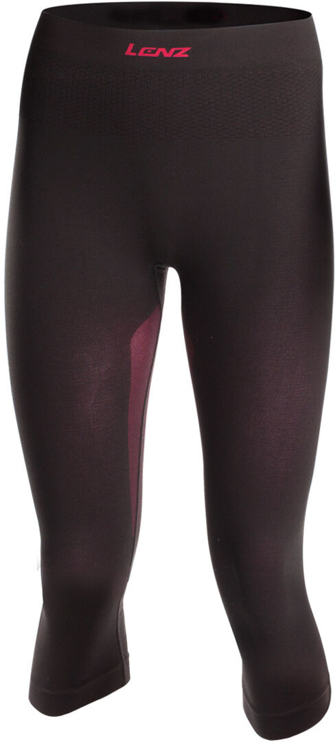 Lenz 1.0 3/4 Pantaloni Da donna Nero Rosso S