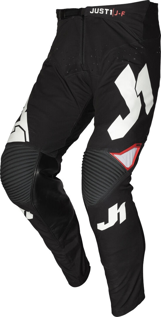 Just1 J-Flex Pantaloni Motocross Nero Bianco 46