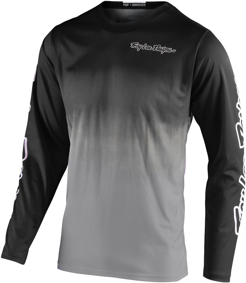 Lee GP Stain'd Maglia Motocross Nero Grigio 2XL