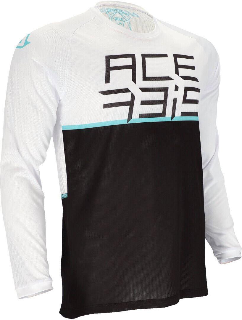 Acerbis Razorcrest Maglia da bicicletta Nero Bianco 2XL