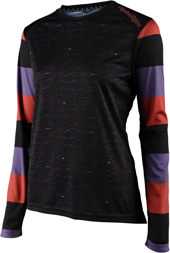 Lee Lilium Rugby Maglia da bicicletta da donna Nero Multicolore S