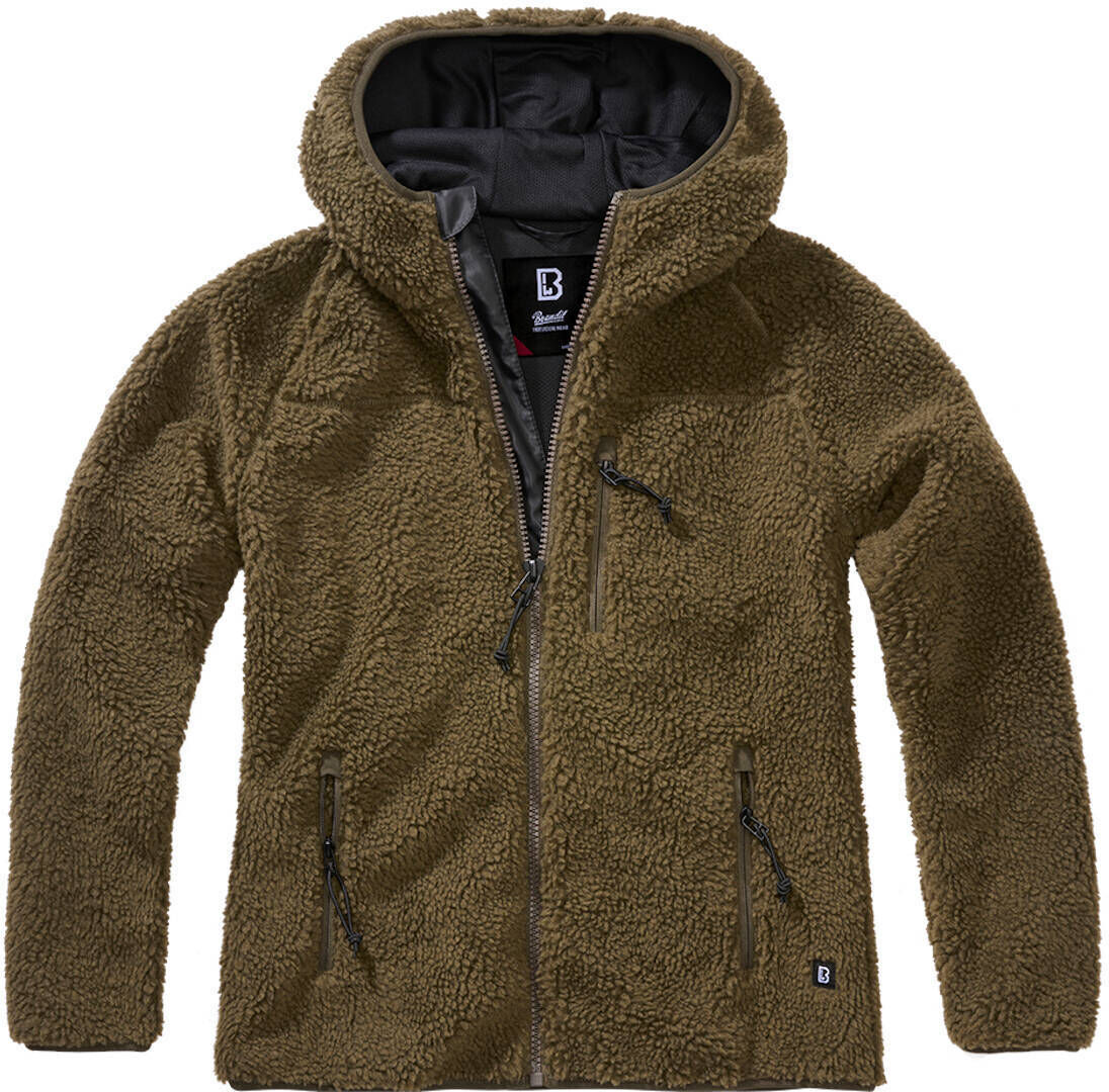 Brandit Teddyfleece Giacca da donna Verde XS