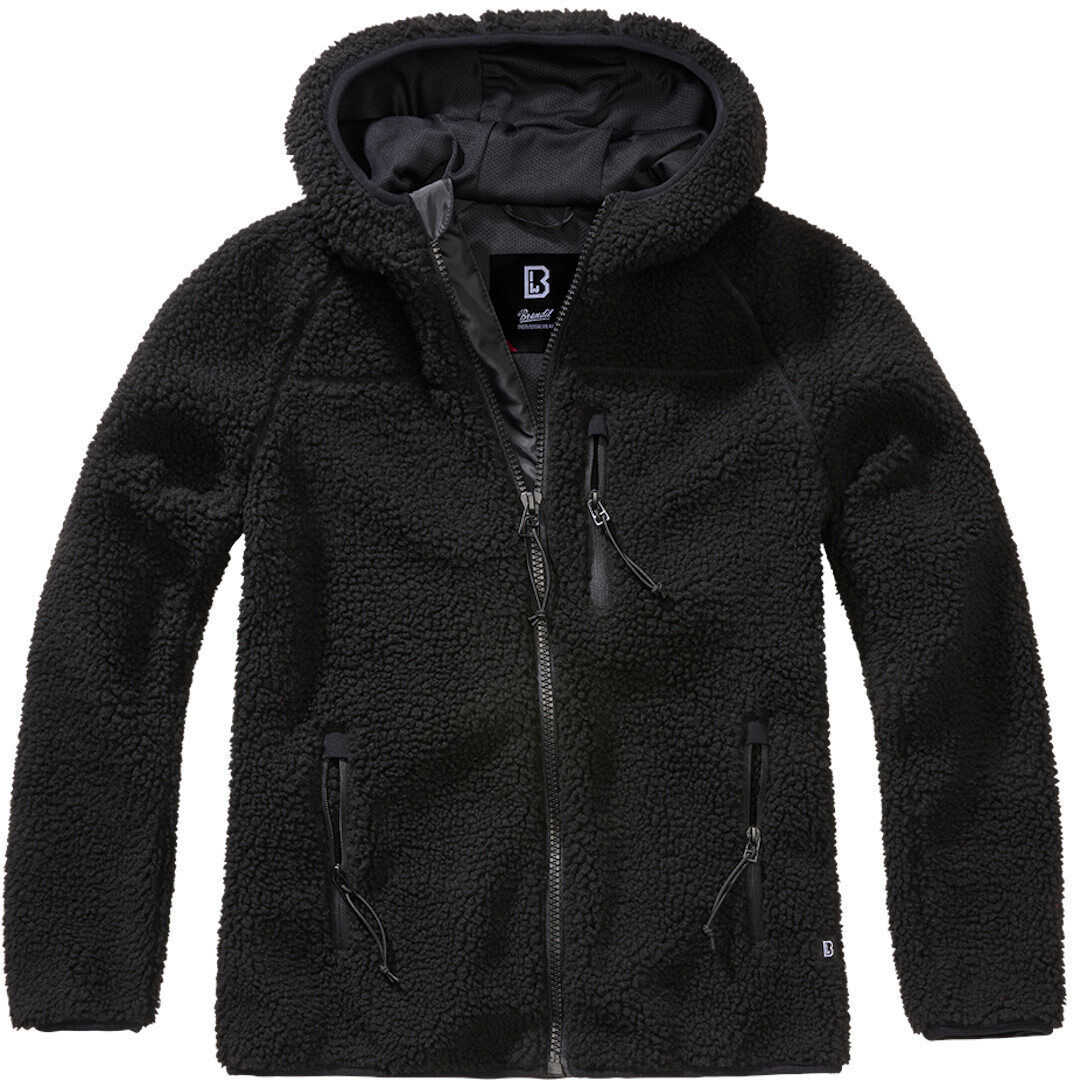 Brandit Teddyfleece Giacca da donna Nero XL