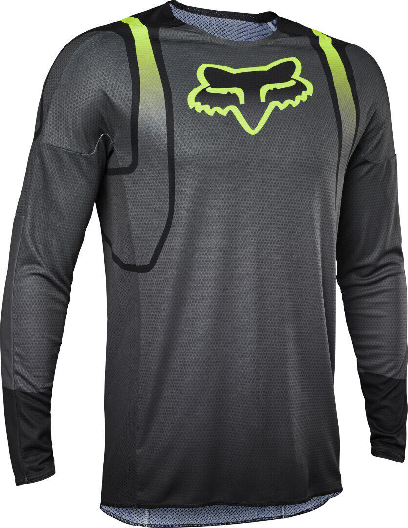 Fox 360 Vizen Maglia Motocross Nero Giallo 2XL