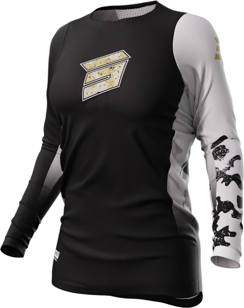 Shot Contact Shelly 2.0 Maglia Motocross Donna Nero Bianco 2XL