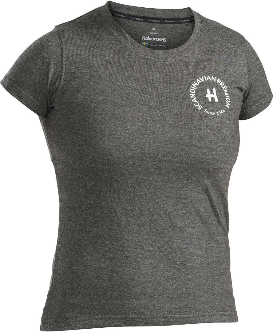 Halvarssons H T-shirt donna Grigio 2XL