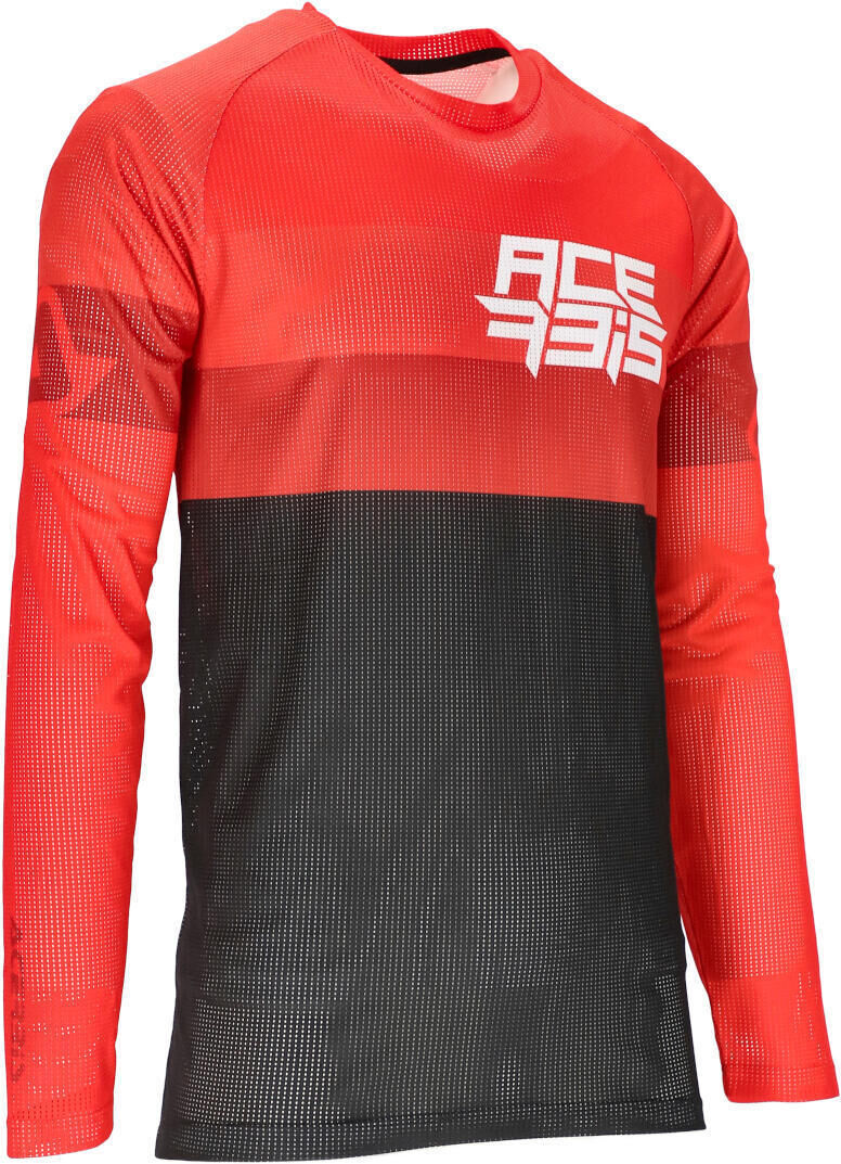 Acerbis MX J-Windy 3 Maglia Motocross Nero Rosso 3XL