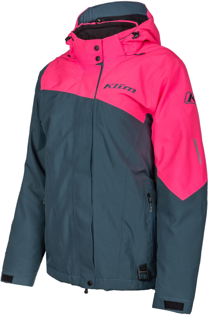 Klim Allure 2022 Giacca da motoslitta da donna Rosa Verde Blu XL