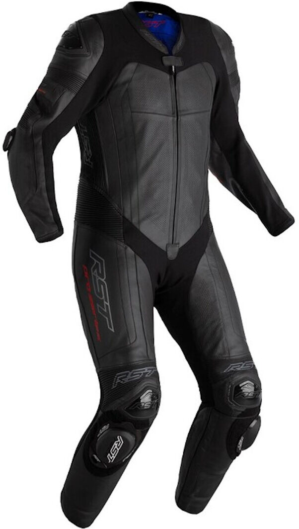 RST Pro Series Evo Airbag One Piece Tuta in pelle da moto Nero M