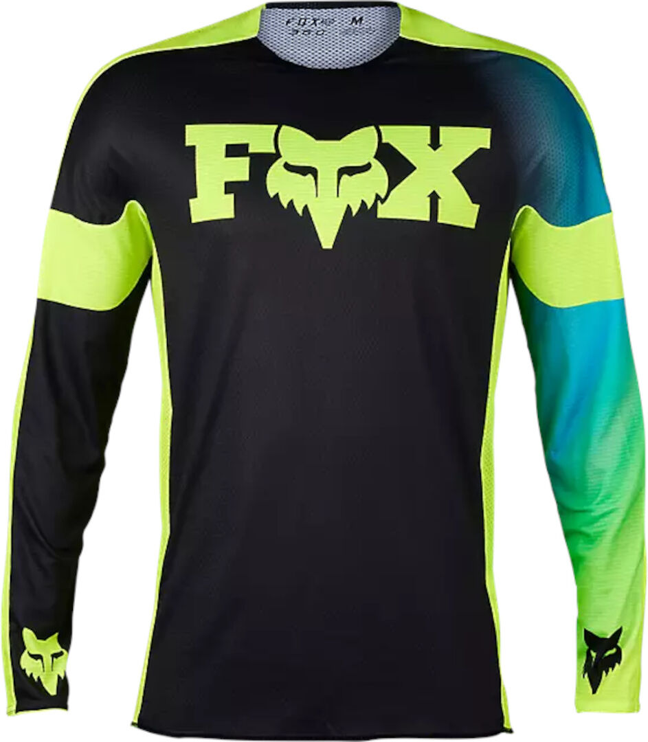 Fox 360 Streak Maglia Motocross Nero Giallo 2XL