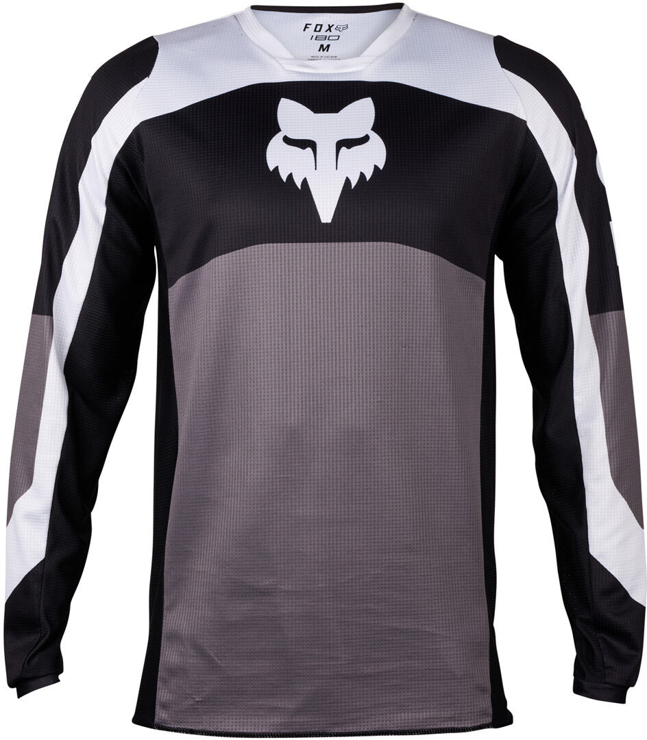 Fox 180 Nitro Maglia Motocross Nero Grigio 2XL