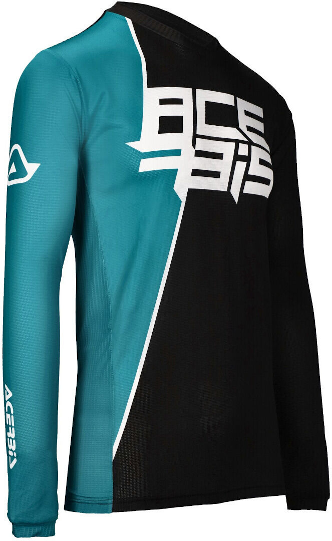 Acerbis MX J-Track 7 Maglia Motocross Nero Blu 3XL