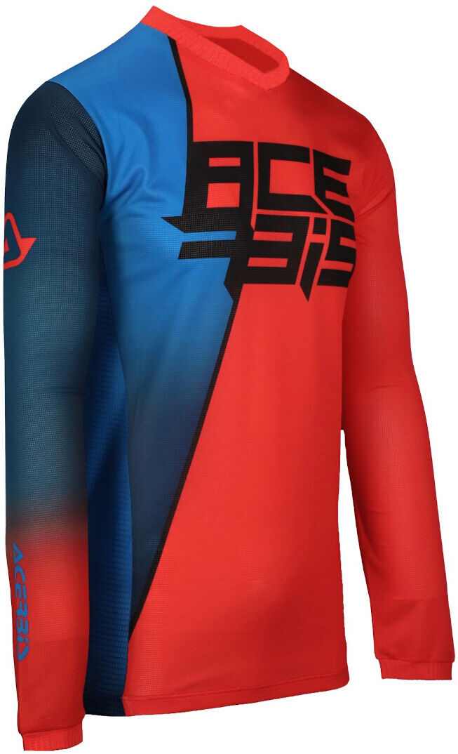 Acerbis MX J-Track 7 Maglia Motocross Rosso Blu S