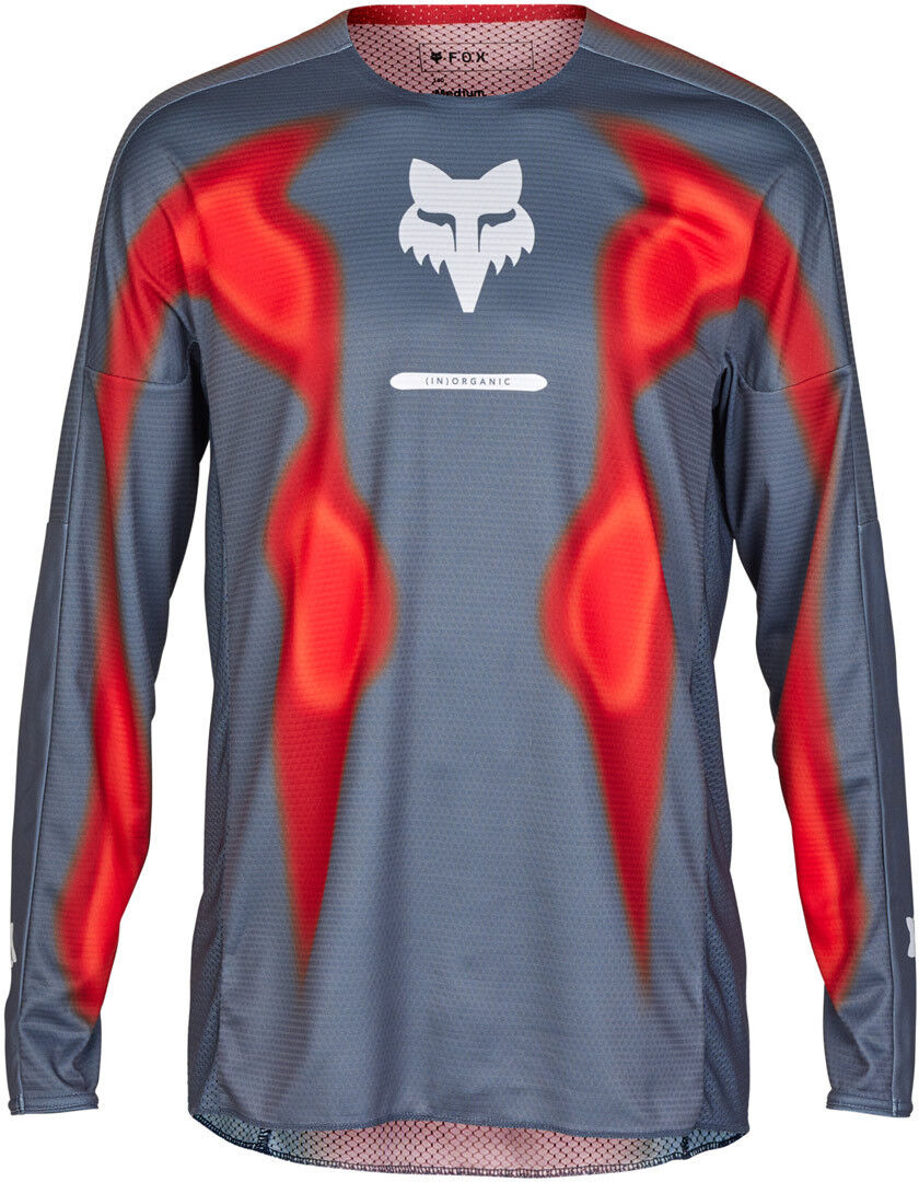 Fox 360 Volatile Maglia Motocross Grigio Rosso 2XL