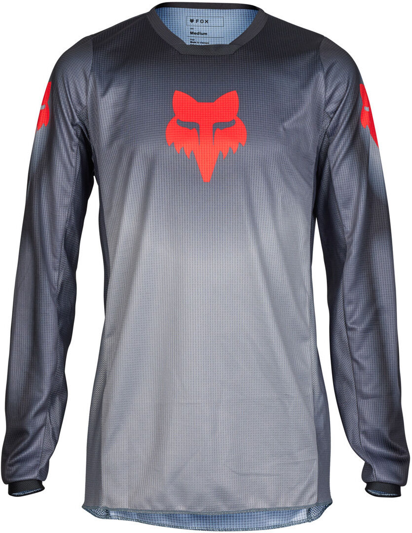 Fox 180 Interfere Maglia Motocross Grigio Rosso 2XL