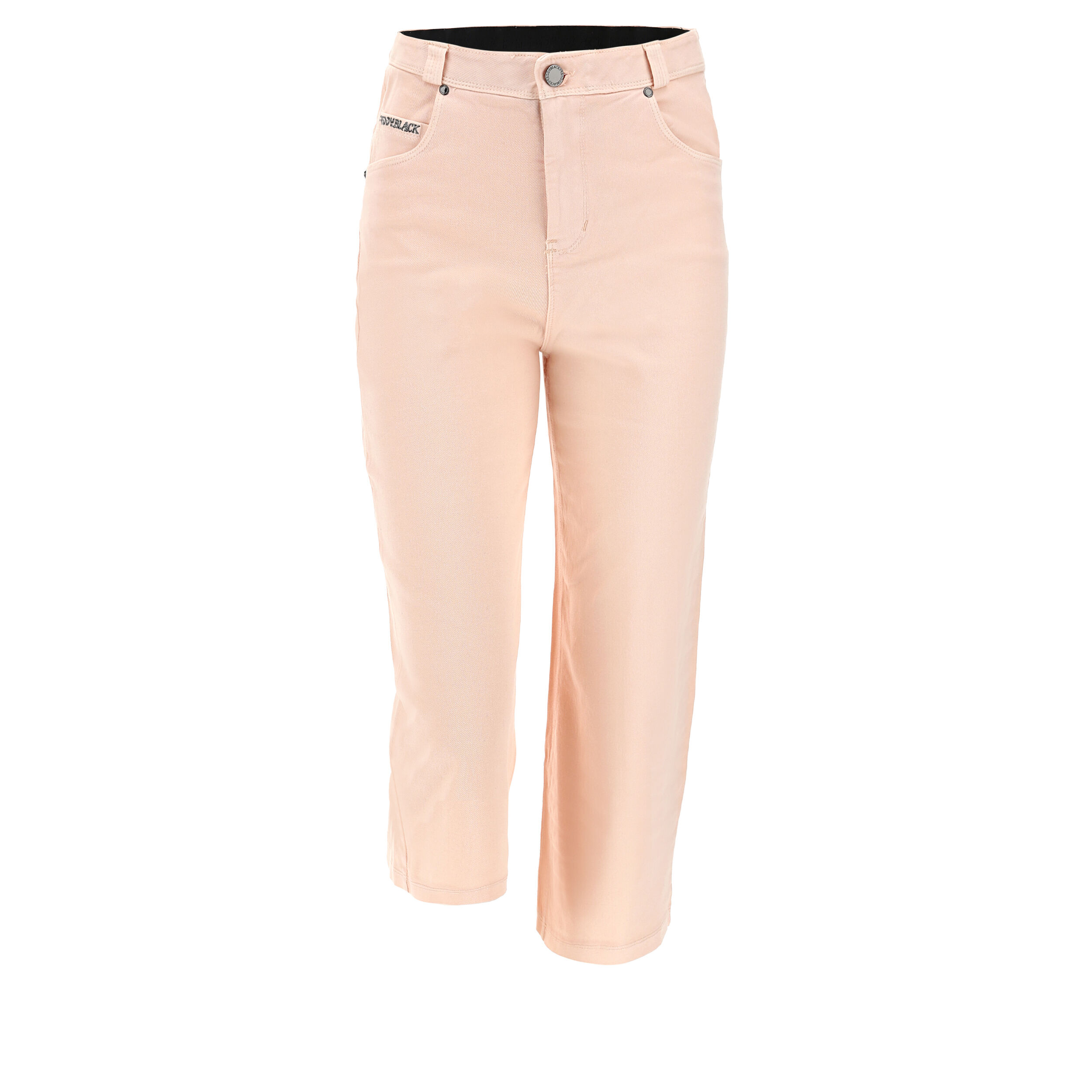 Freddy Pantaloni capri  BLACK gamba ampia tessuto colorato Peachy Keen Donna Medium