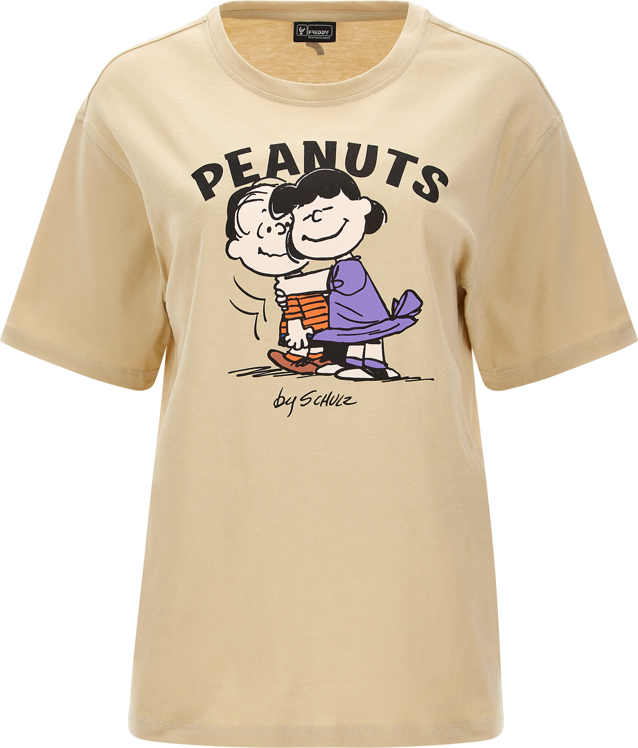 Freddy T-shirt comfort fit in jersey con stampa Peanuts Safari Donna Medium