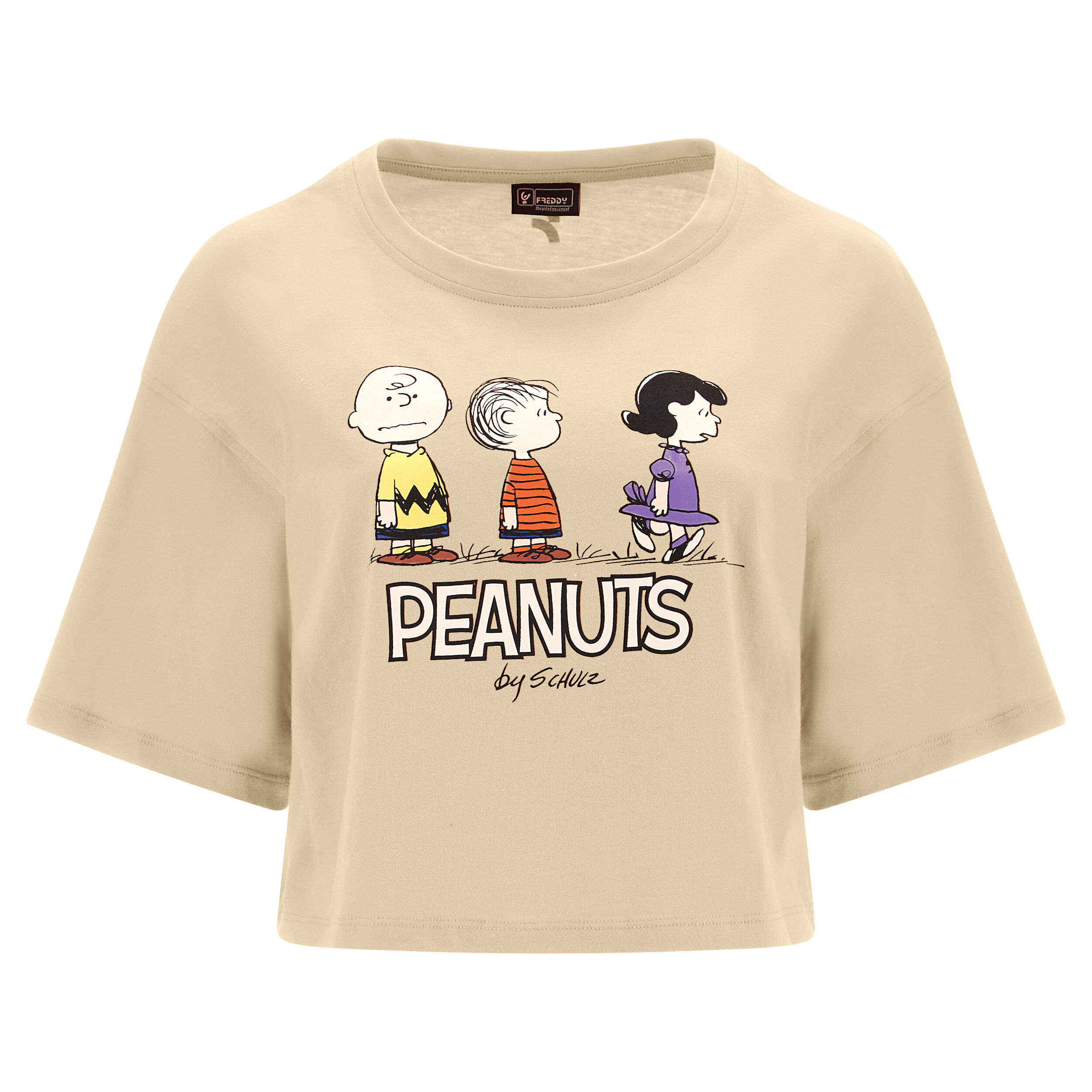Freddy T-shirt corta comfort fit con stampa Peanuts Safari Donna Medium