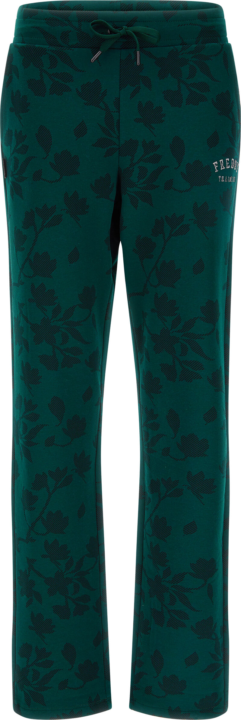 Freddy Pantaloni in felpa con stampa floreale in tono Allover Flower Green Donna Small