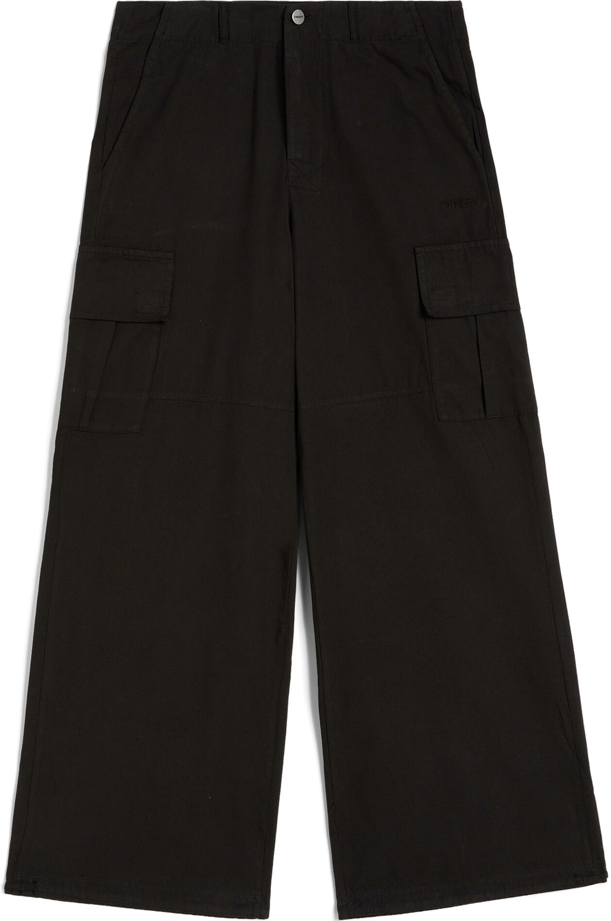 Freddy Pantaloni cargo da donna in canvas Nero Donna Medium