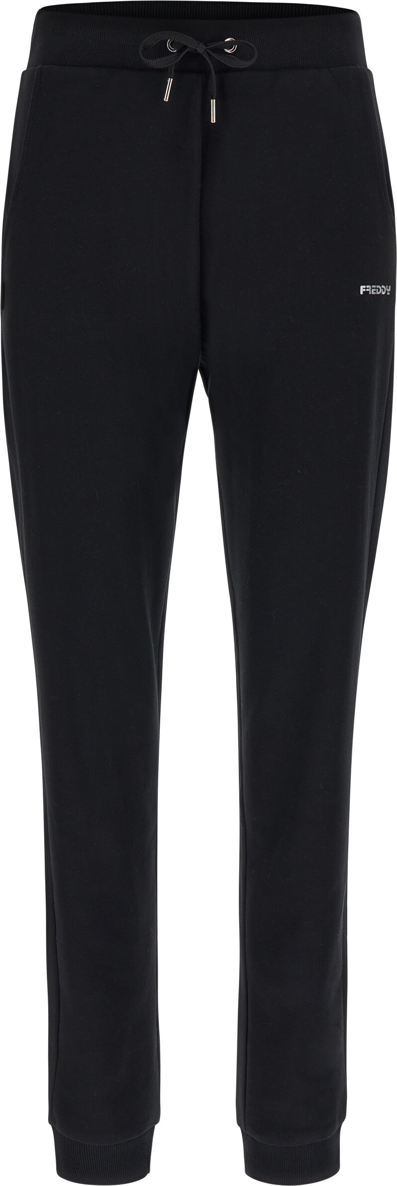 Freddy Pantaloni sportivi regular fit con coulisse e fondo a polsino Nero Donna Medium