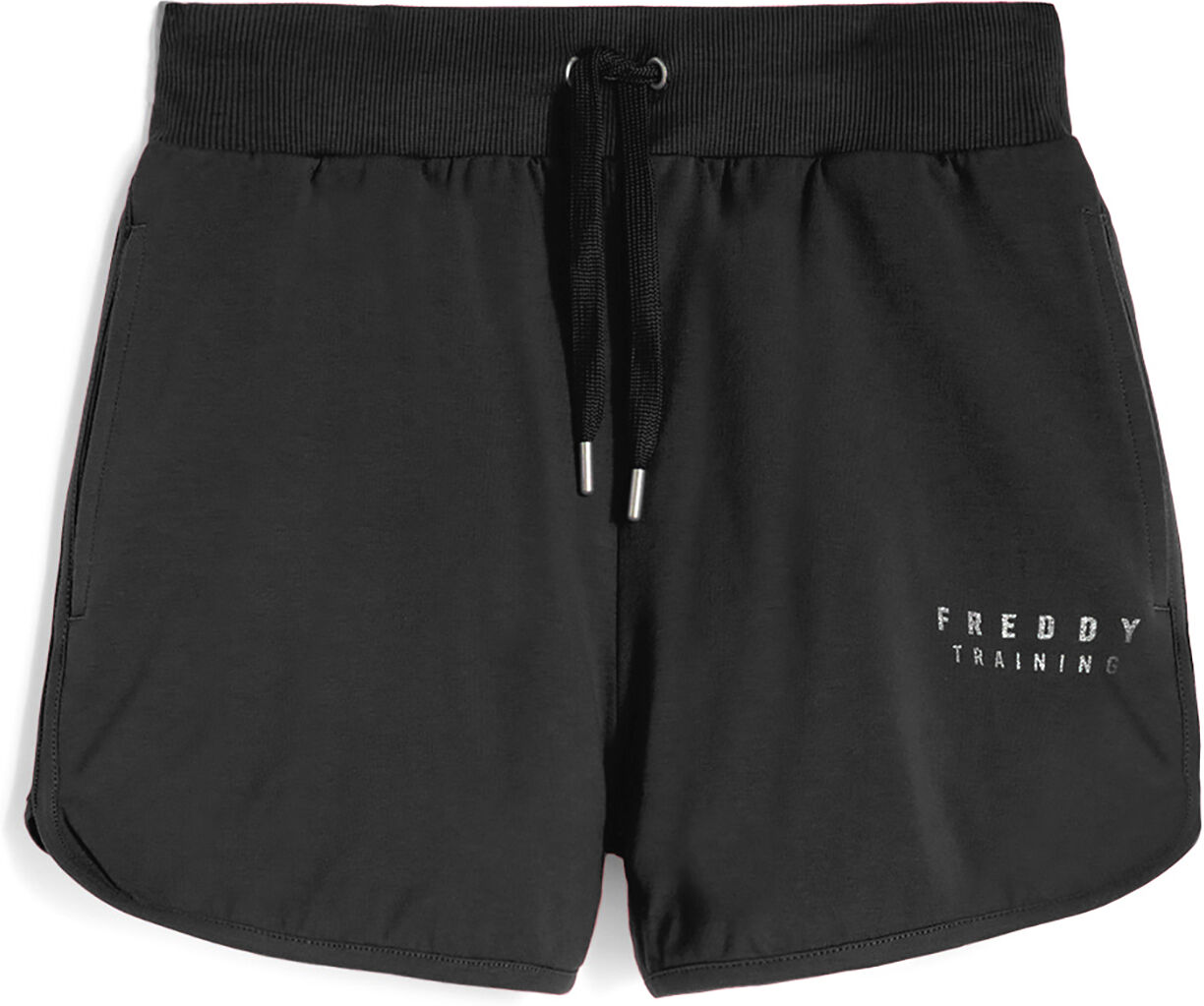 Freddy Pantaloni shorts da donna in heavy jersey stretch Nero Donna Small