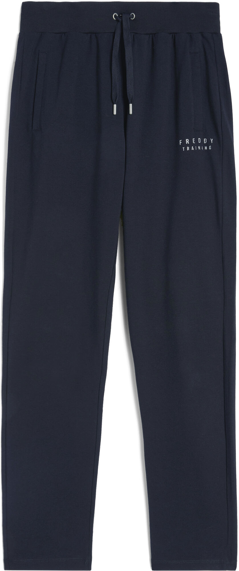 Freddy Pantaloni donna in heavy jersey stretch fondo dritto Blu Navy Donna Medium