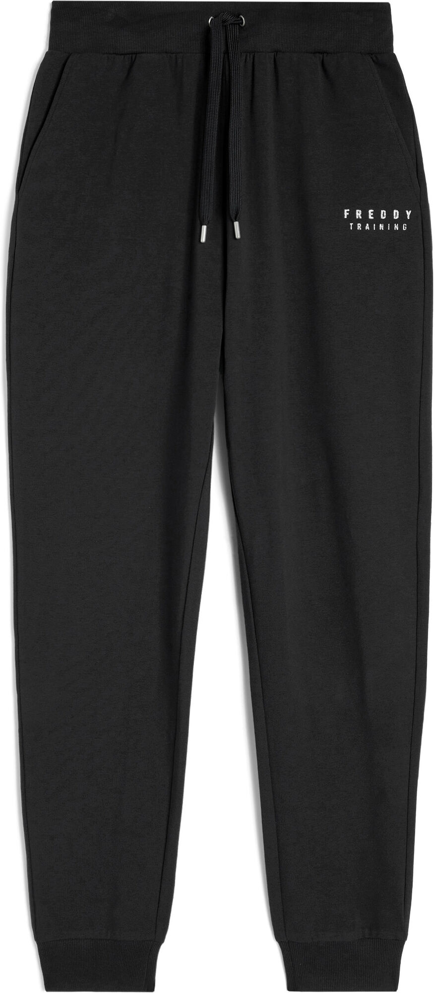 Freddy Pantaloni donna in heavy jersey stretch fondo a polsino Nero Donna Medium