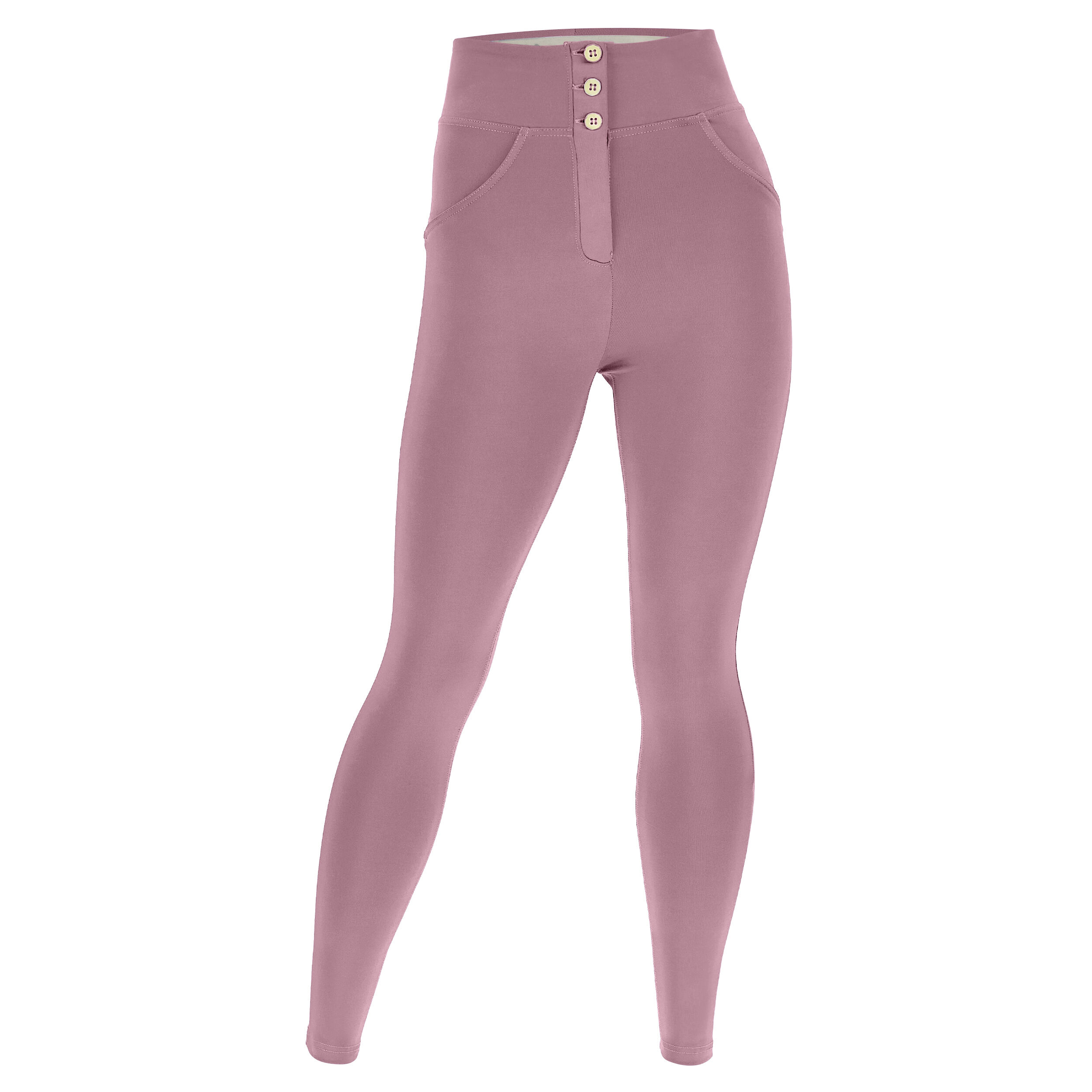 Freddy Pantaloni push up WR.UP® curvy traspiranti a vita alta Dusky Orchid Donna Small