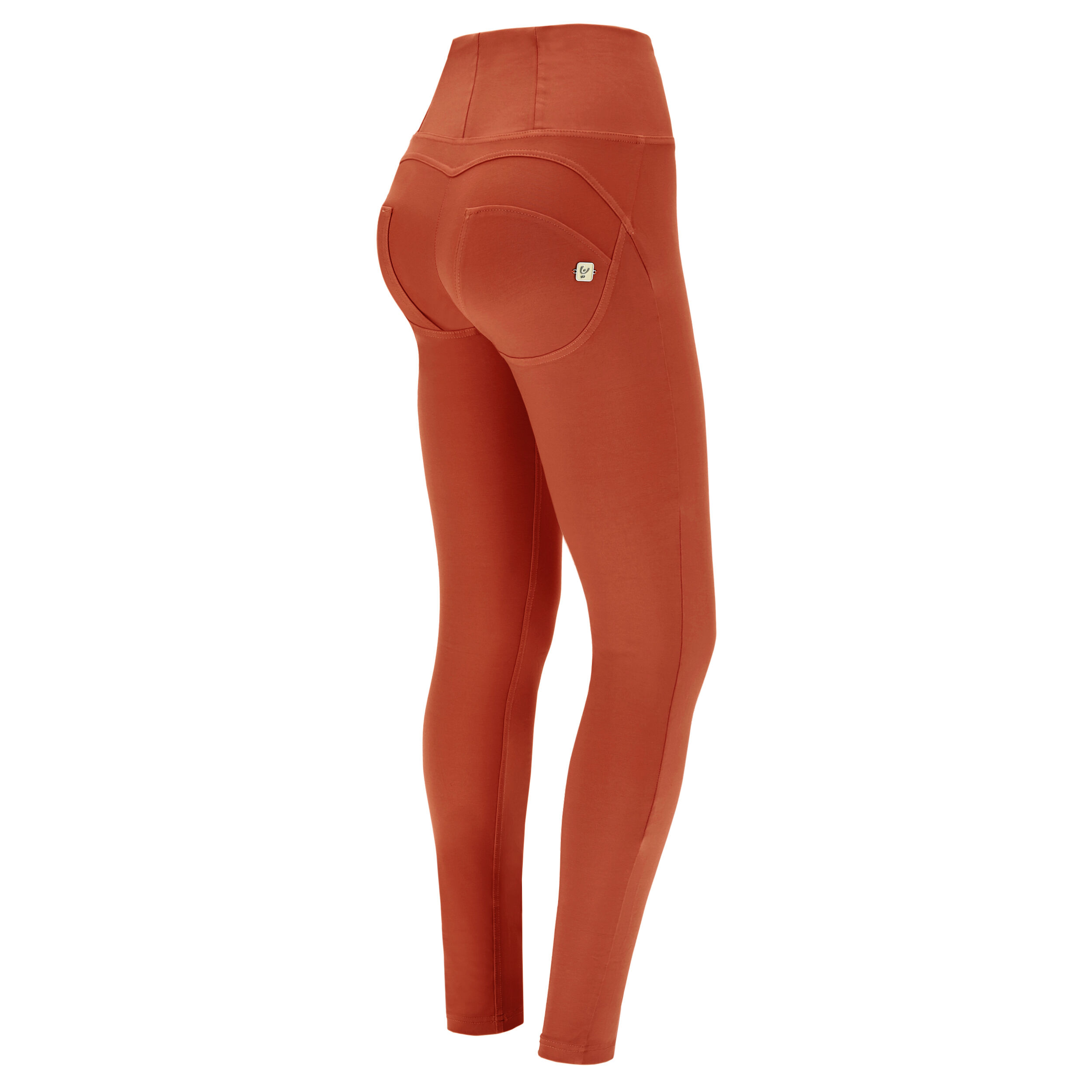 Freddy Pantaloni push up a vita alta WR.UP® colore pastello Etruscan Red Donna Small