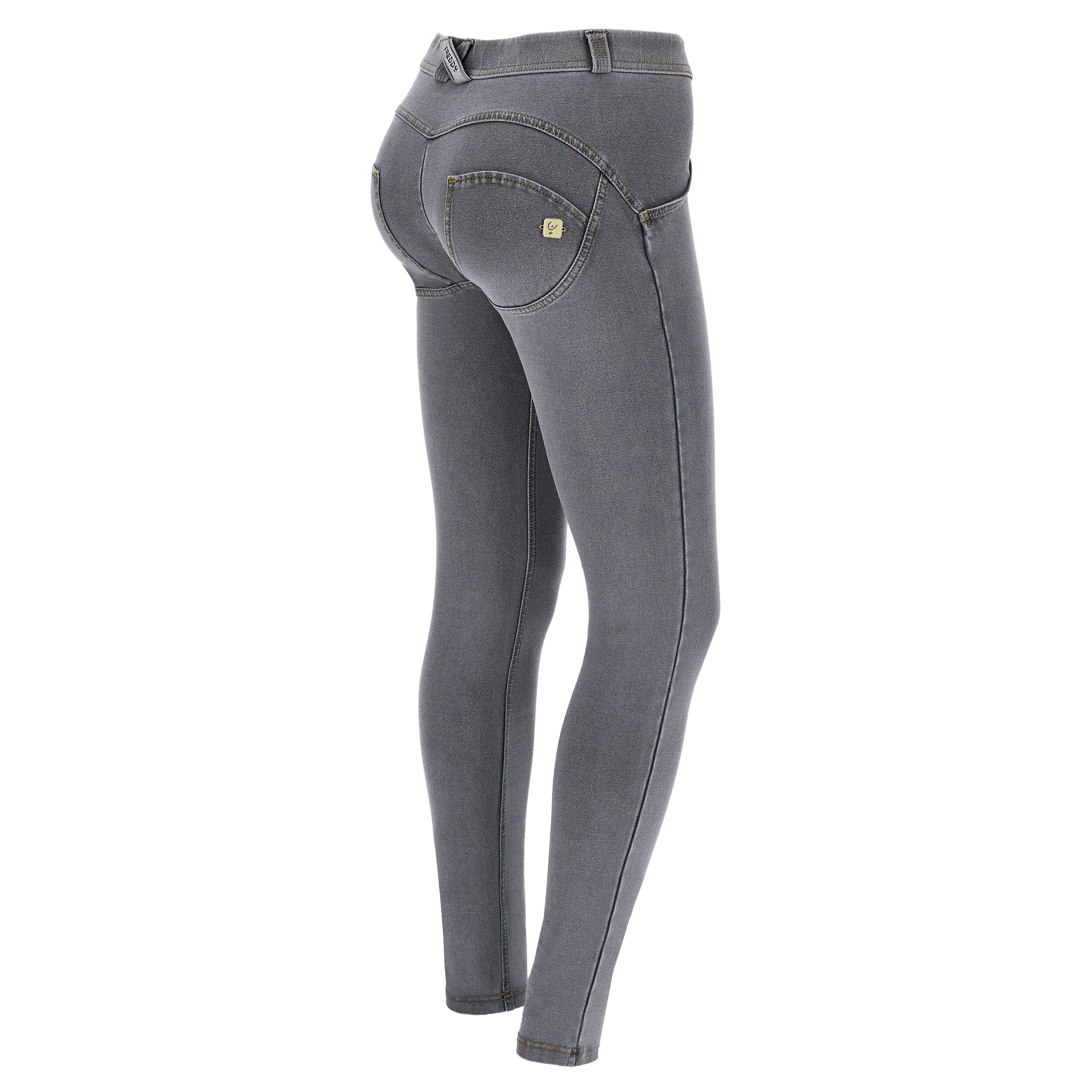 Freddy Jeggings push up WR.UP® skinny in cotone organico Gray Jeans-Yellow Seams Donna Medium