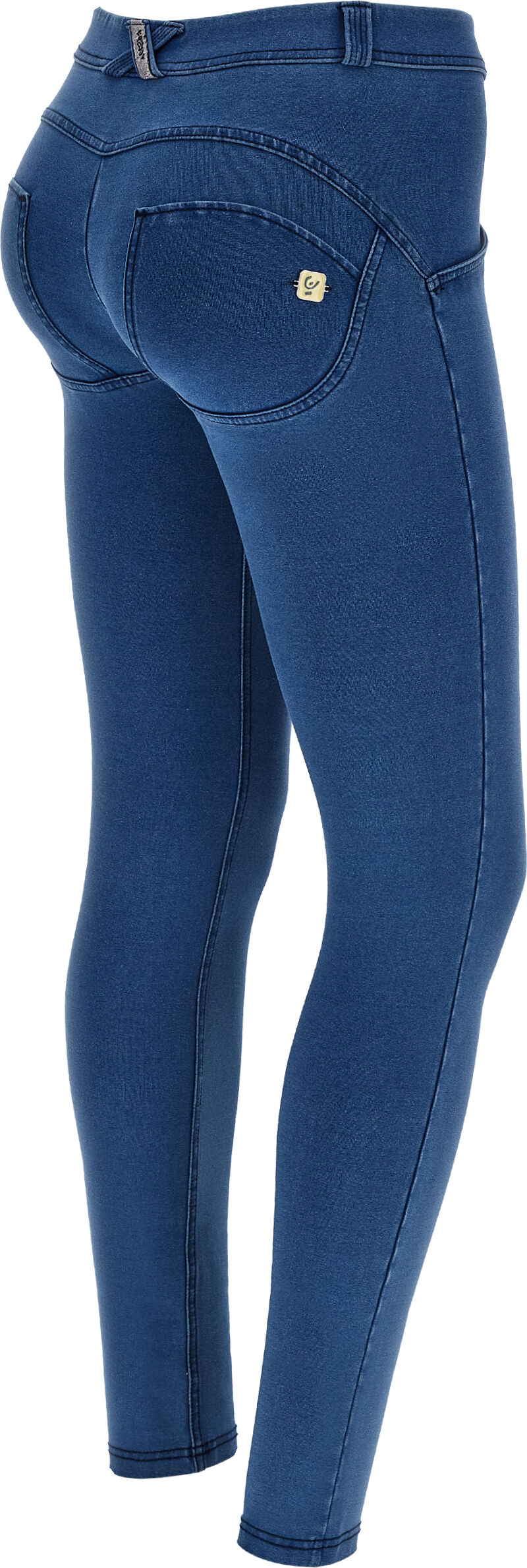 Freddy Jeggings push up WR.UP® skinny in cotone organico Light Blue-Seams On Tone Donna Extra Large