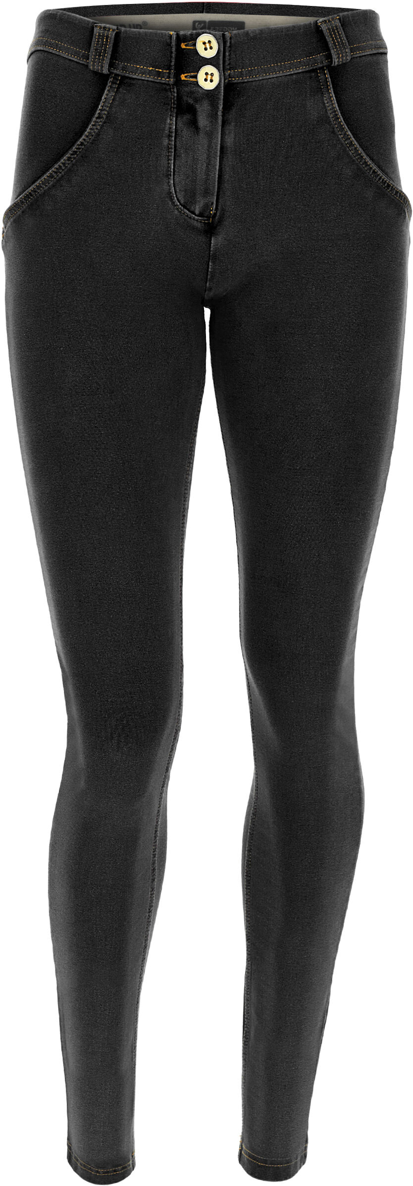 Freddy Jeggings push up WR.UP® skinny in cotone organico Black Indigo+ Y.Seams Donna Medium