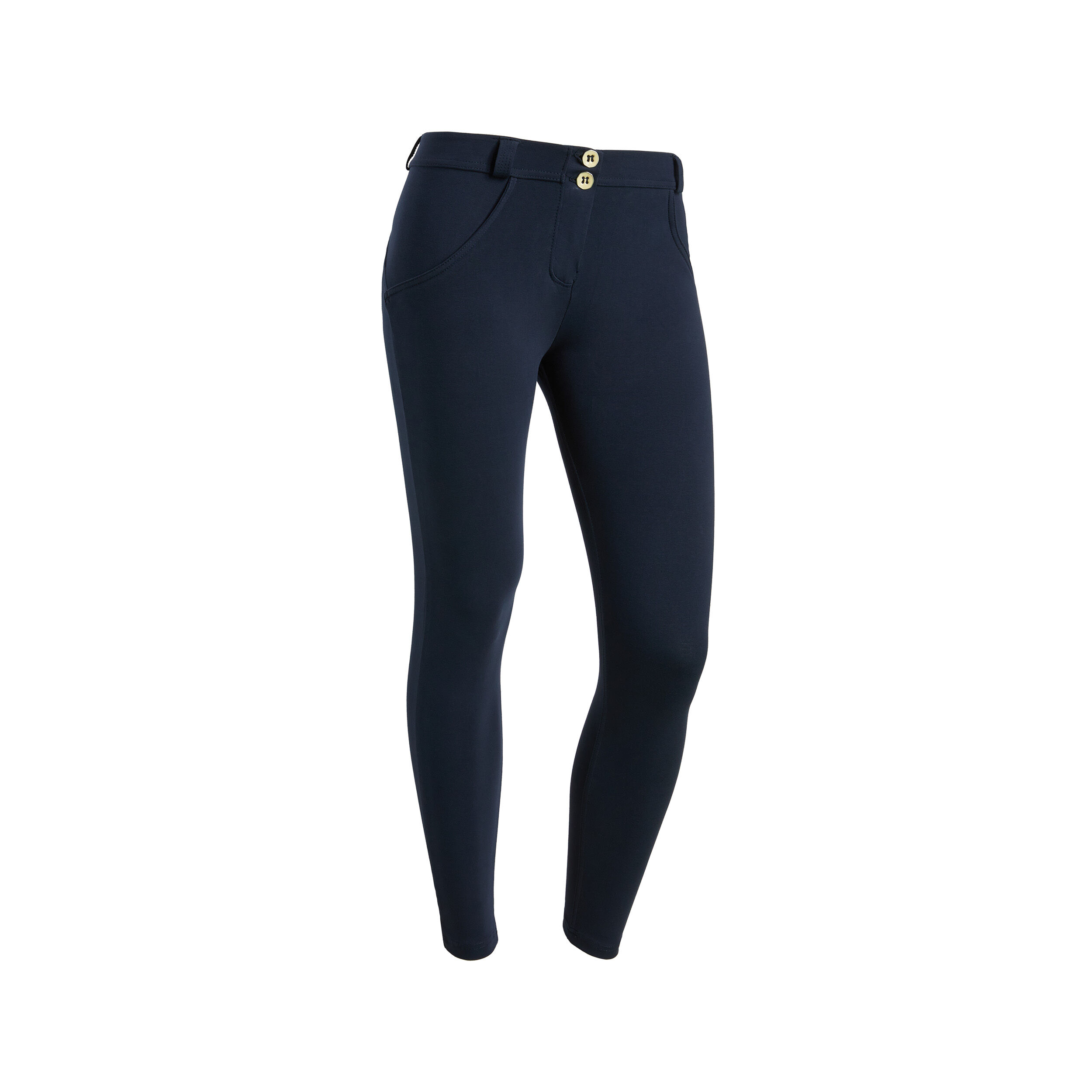 Freddy Pantaloni push up WR.UP® superskinny a clessidra in cotone Blu Navy Donna Extra Small