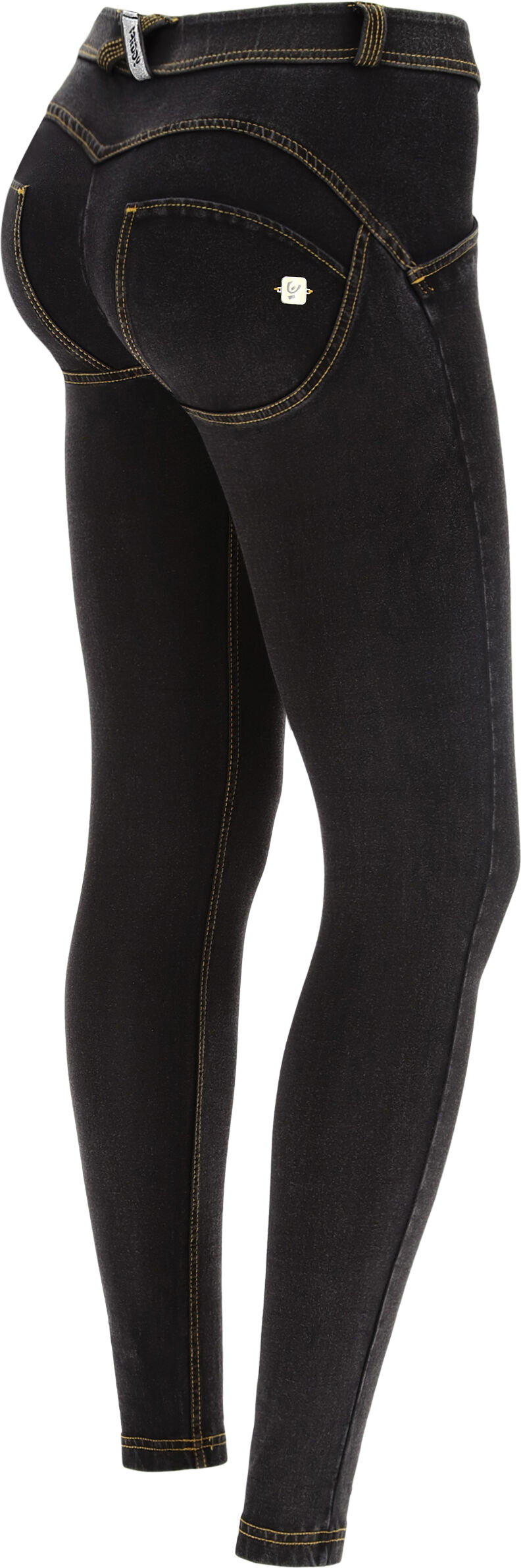 Freddy Jeggings push up WR.UP® superskinny jersey-denim organico Black Indigo+ Y.Seams Donna Large