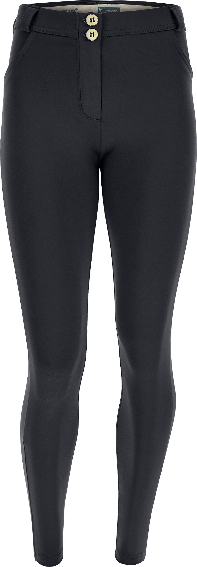 Freddy Pantaloni push up WR.UP® vita alta in tessuto traspirante Nero Donna Small