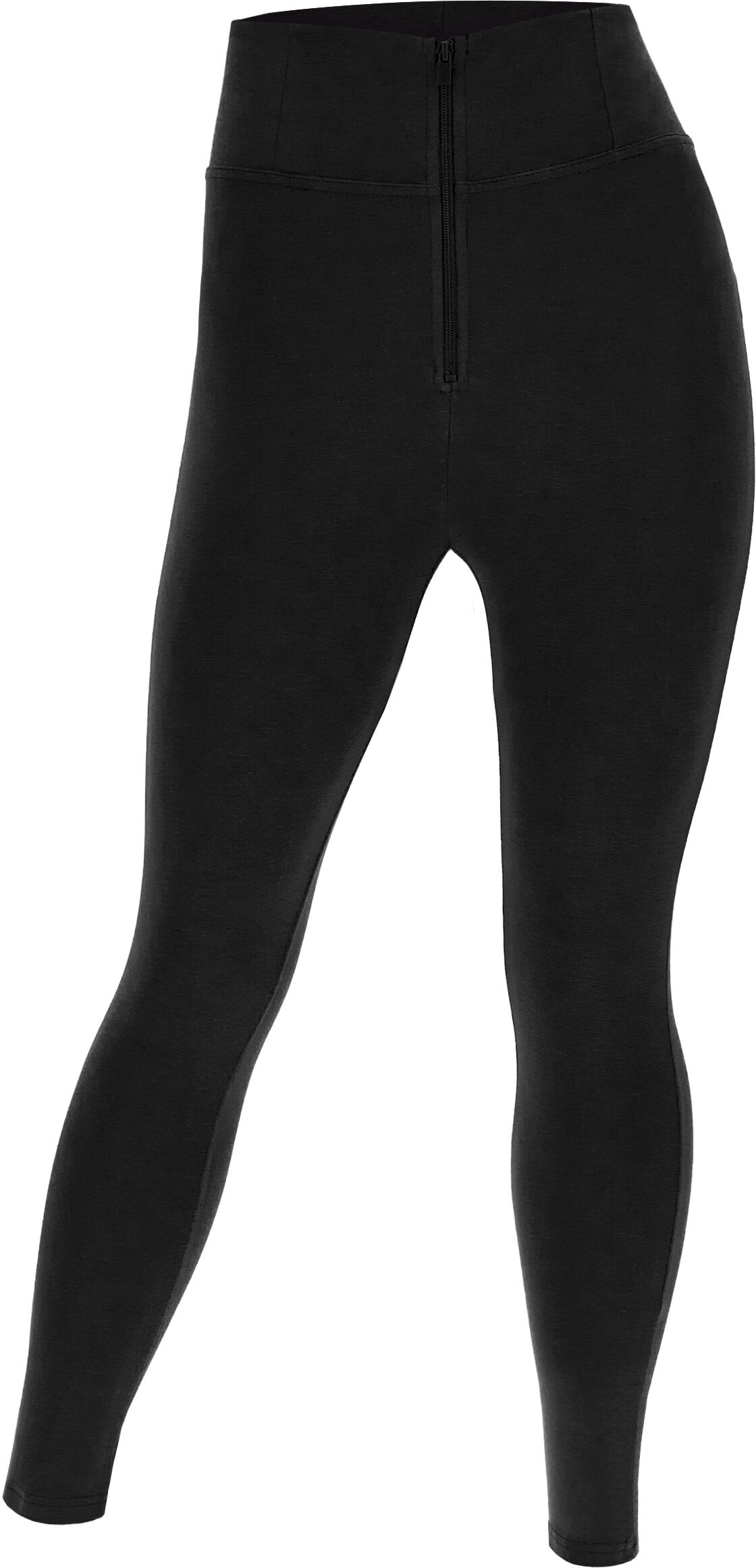 Freddy Pantaloni push up WR.UP® 7/8 curvy vita alta con zip Nero Donna Medium