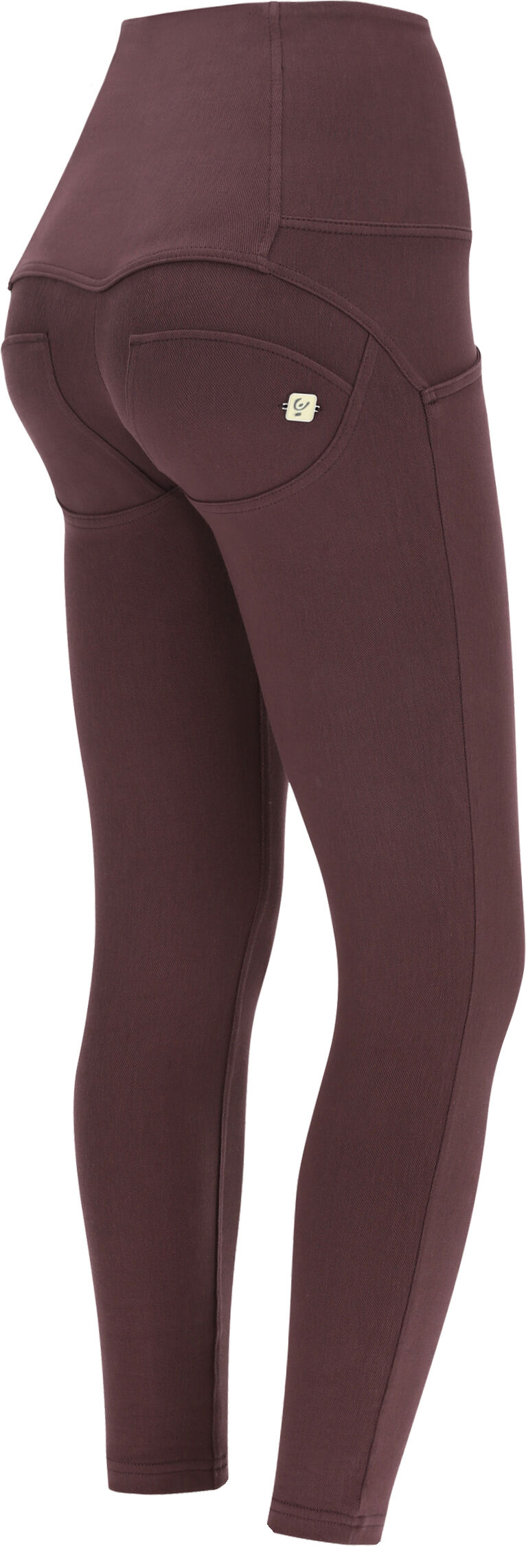 Freddy Pantaloni push up WR.UP® 7/8 vita alta jersey drill ecologico Huckleberry Donna Medium