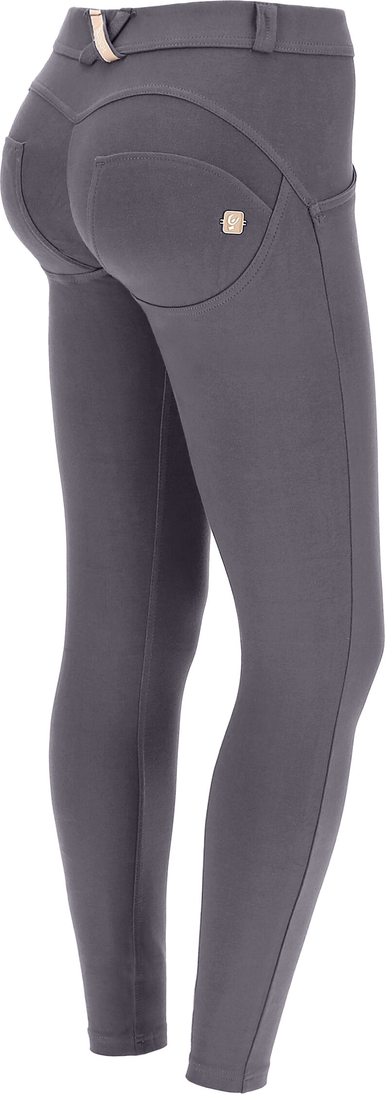 Freddy Pantaloni push up WR.UP® 7/8 superskinny cotone organico Grigio Fumo Donna Medium