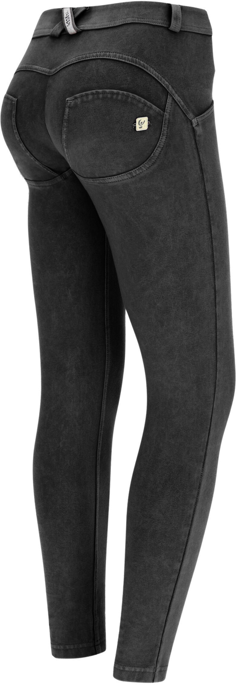 Freddy Pantaloni push up WR.UP® 7/8 superskinny effetto bleached Nero Donna Large