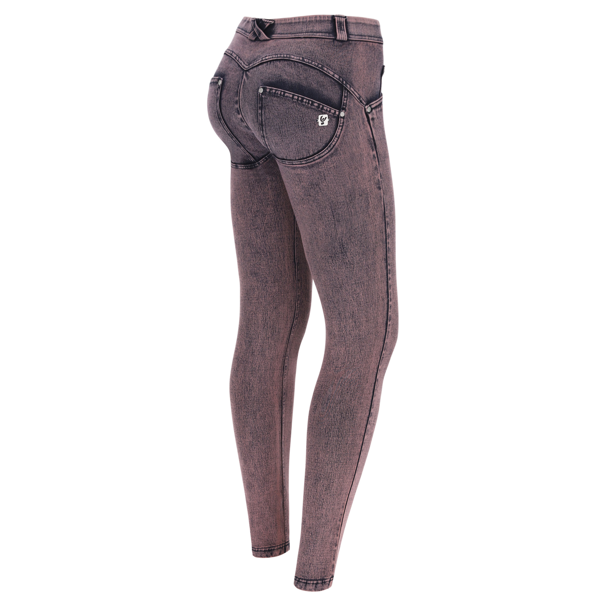 Freddy Jeans push up WR.UP® denim navetta effetto marble colorato Denim Lunar Brown-Cuciture Blu Donna Medium