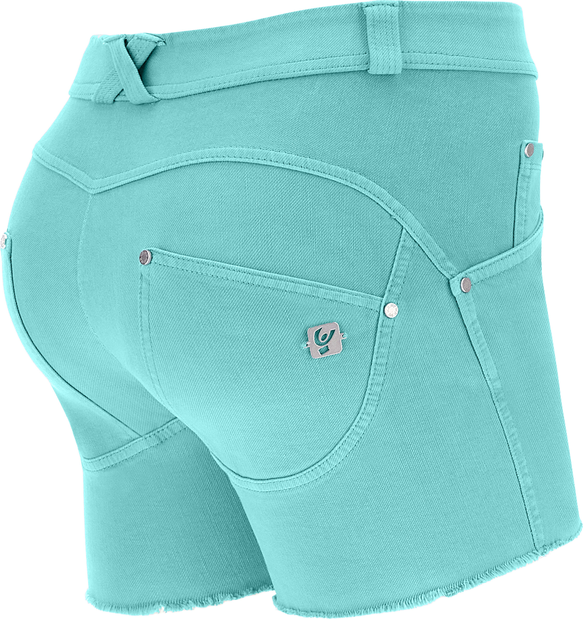 Freddy Shorts WR.UP® in denim navetta ecologico fondo sfrangiato e abrasioni Ipanema Donna Small