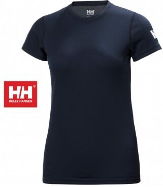 Helly Hansen T-Shirt Tech da donna in tessuto tecnico blu XS