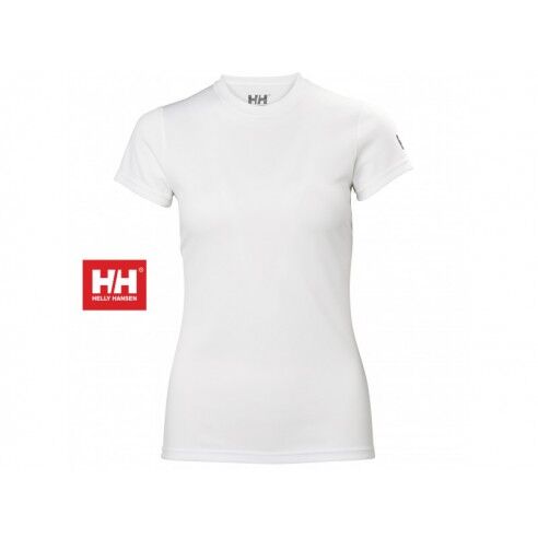 Helly Hansen T-Shirt Tech da donna in tessuto tecnico bianco XS