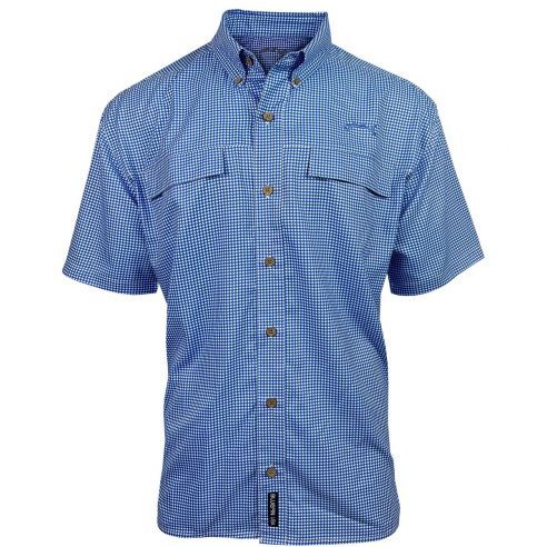 Bluefin USA Printed Sport Shirts camicia da pesca UPF 40+ Dark Blue M