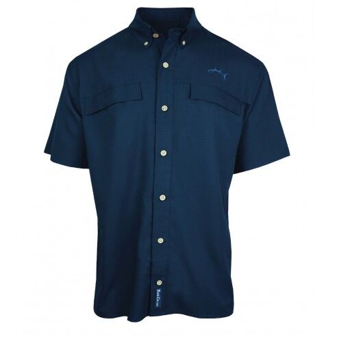 Bluefin USA Sport Shirts camicia da pesca UPF 40+ Navy S