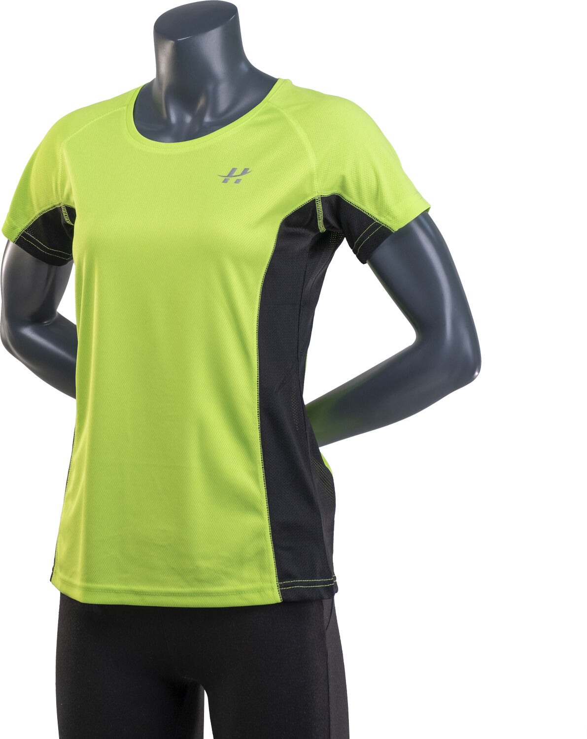 ALPHAZER OUTFIT T-Shirt Tecnica Donna V.2 Colore: Verde / Nero M