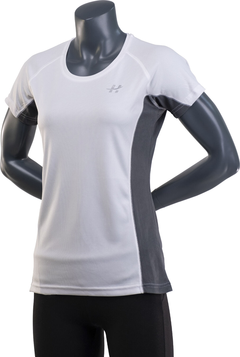 ALPHAZER OUTFIT T-Shirt Tecnica Donna V.2 Colore: Nero / Bianco M