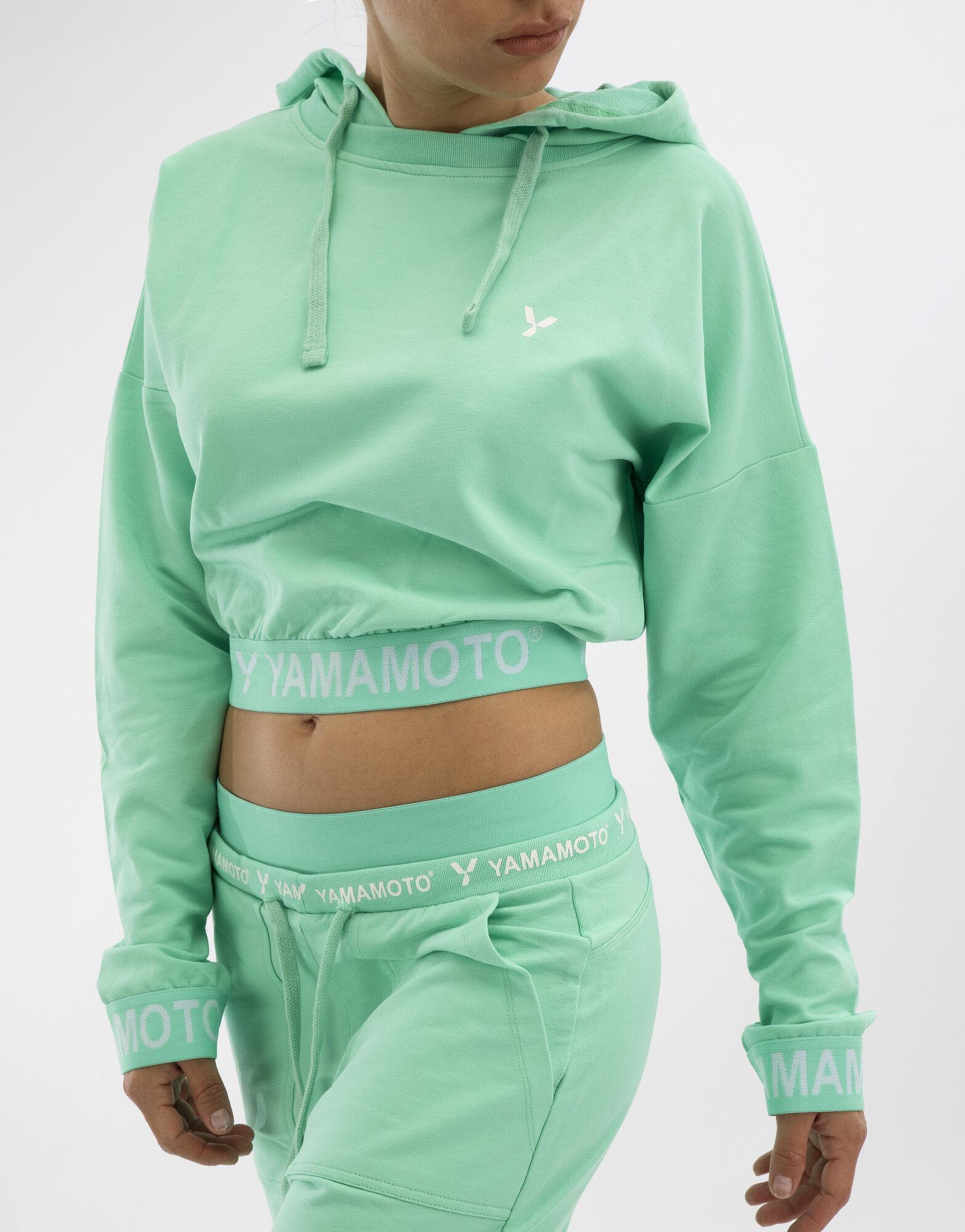 YAMAMOTO OUTFIT Lady Sweatshirt Colore: Verde Acqua Xs