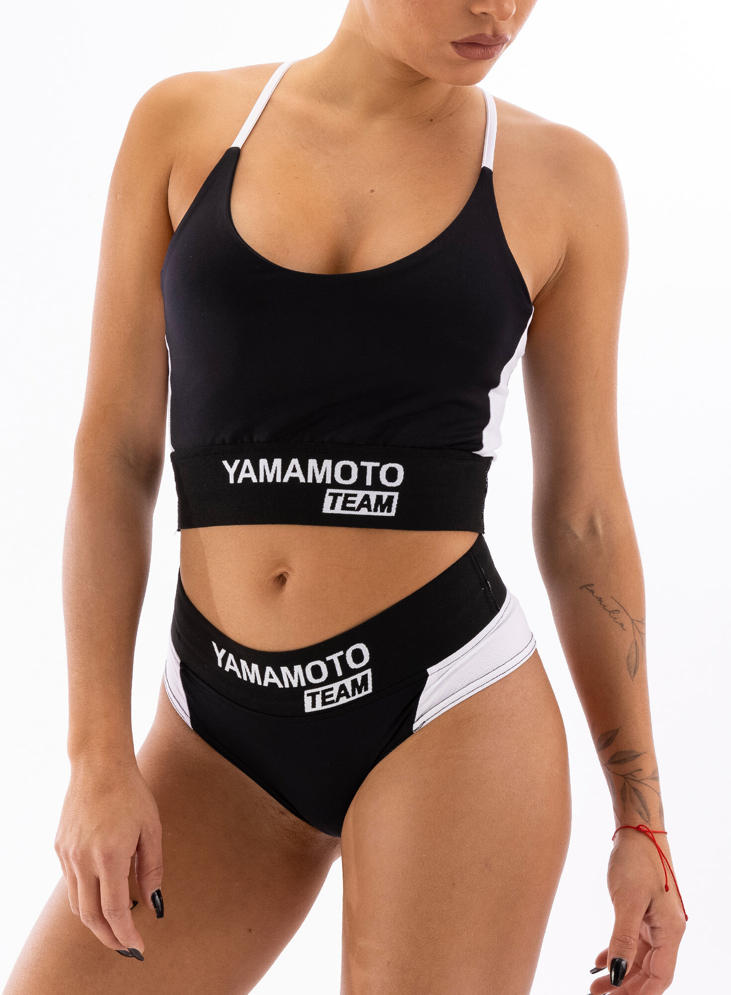 YAMAMOTO OUTFIT Woman Cross Back Top Yamamoto® Team Colore: Nero L